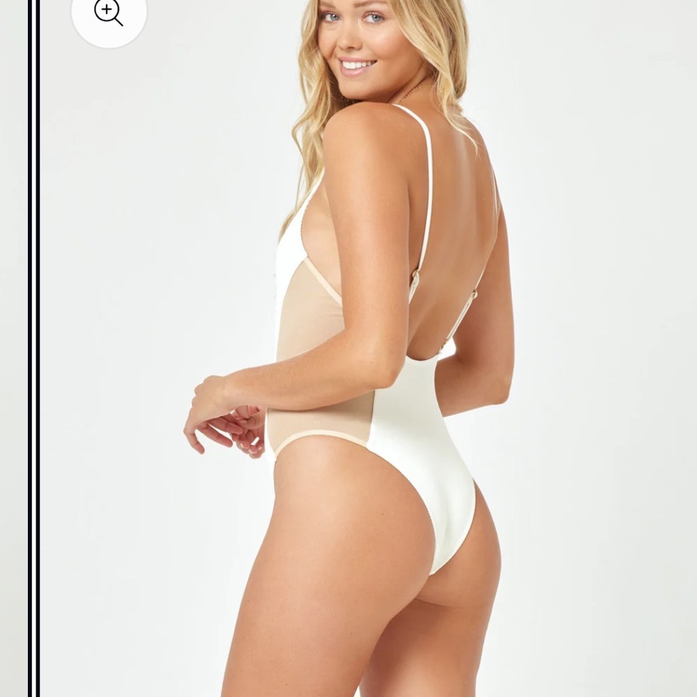 L*SPACE Ribbed Hollywood One-Piece Swimsuit - Picture 5 of 6